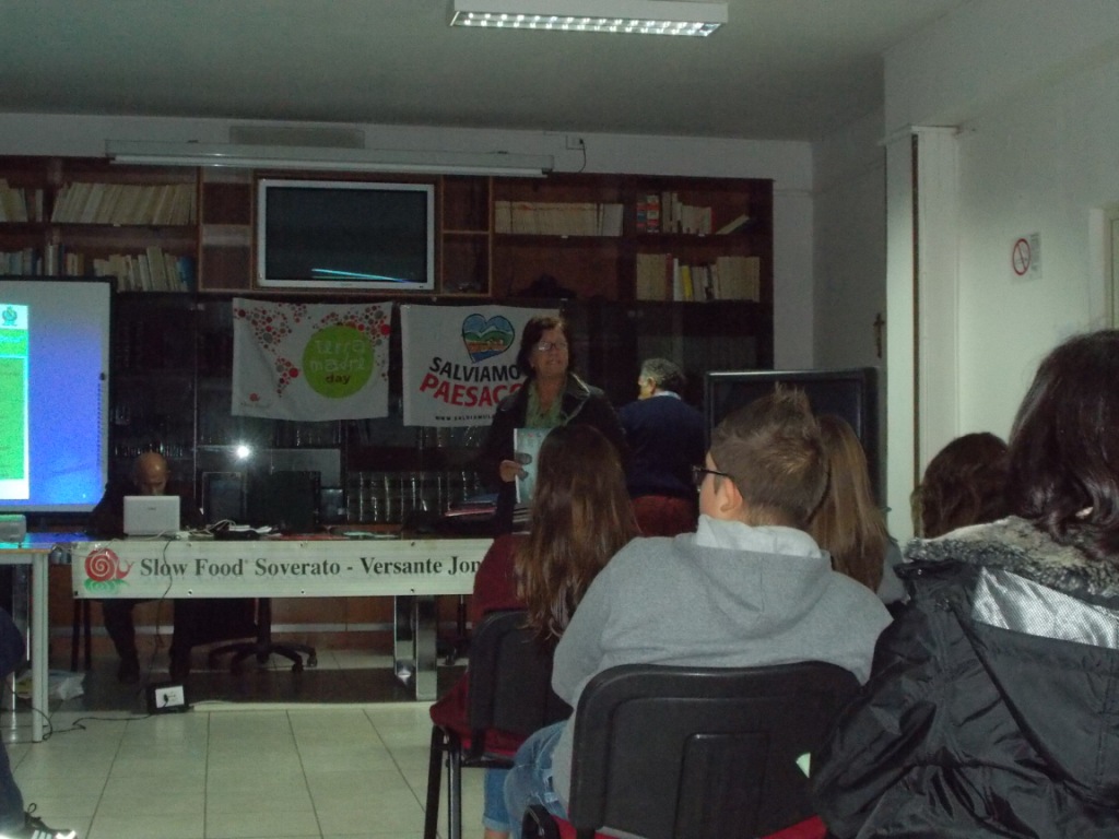 incontro terra madre all'Istituto alberghiero