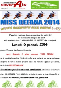 Cercasi a Soverato Miss “Befana del Poliziotto”