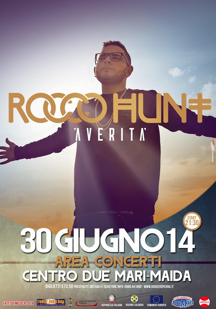 Rocco Hunt manifesto 70x100 definitivo