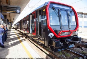 Treno metropolitano Meneghino a Reggio Calabria