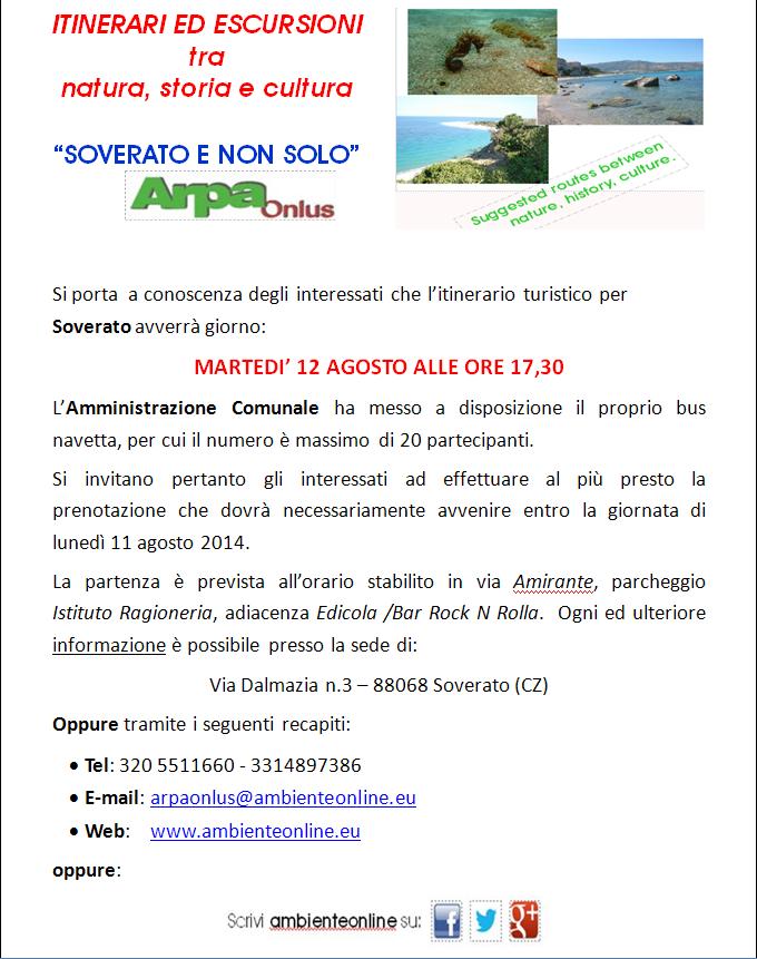 locandina itinerario Soverato