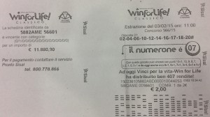 Vincita al Win for Life a Soverato, sfiorato il vitalizio