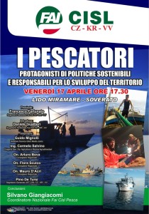 Soverato – Venerdì 17 aprile convegno Fai Cisl sulla pesca