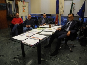 Consiglieri di Girifalco ricevuti dal presidente della Provincia di Catanzaro, Enzo Bruno